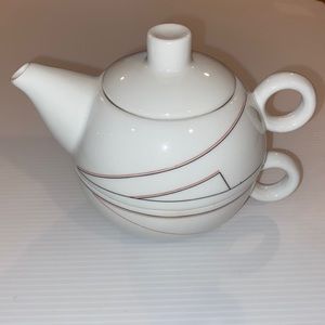 Mariage Freres Stacking Teapot + Cup